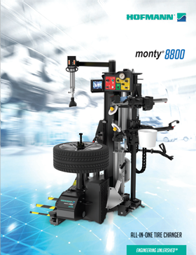 monty® 8800 Máquina desmontadora de neumáticos todo en uno brochure